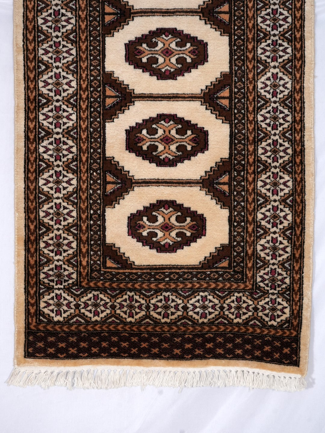 Hand-knotted Bukhara Carpet Rug