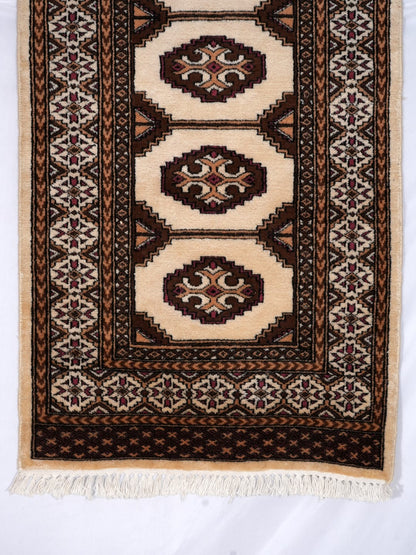 Hand-knotted Bukhara Carpet Rug