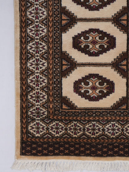 Hand-knotted Bukhara Carpet Rug