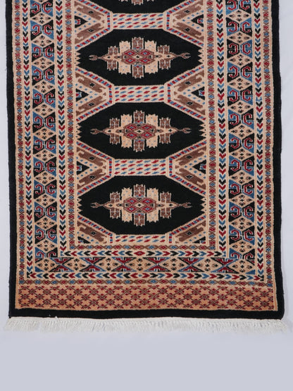 Hand-knotted Bukhara Carpet Rug