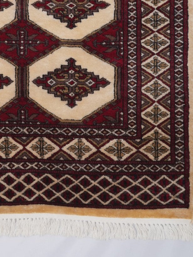 Hand-knotted Bukhara Carpet Rug