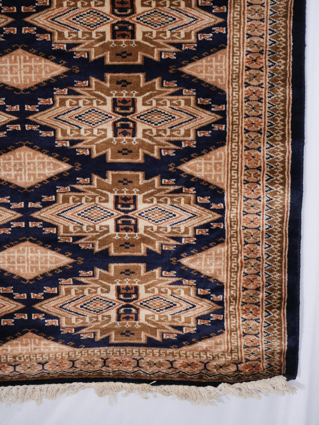 Hand-knotted Bukhara Carpet Rug