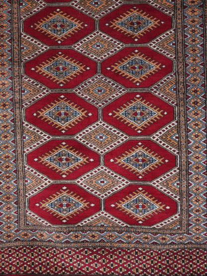 Hand-knotted Bukhara Carpet Rug