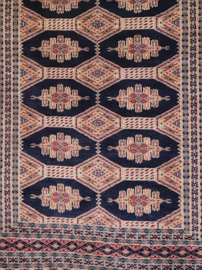 Hand-knotted Bukhara Carpet Rug