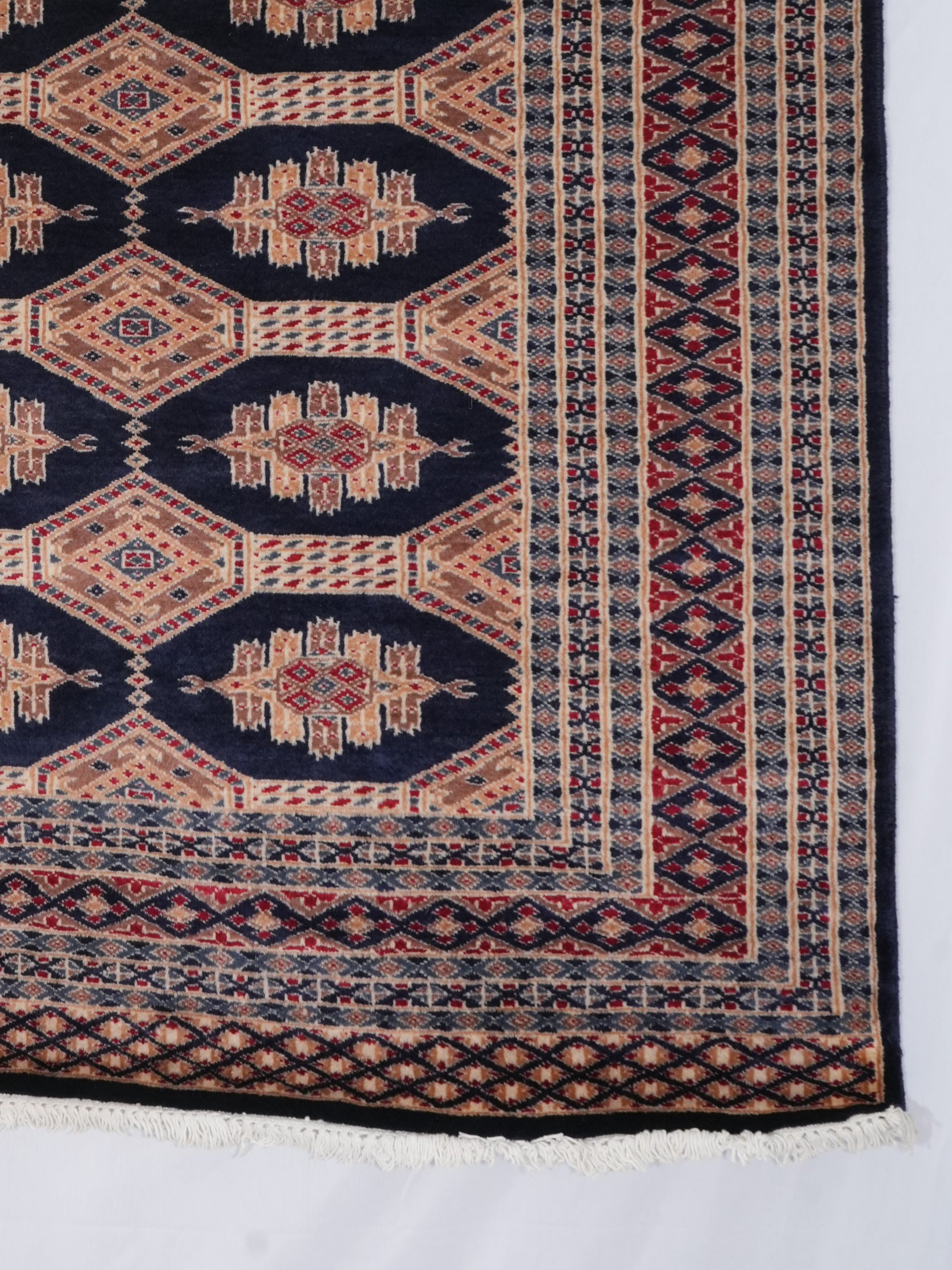 Hand-knotted Bukhara Carpet Rug
