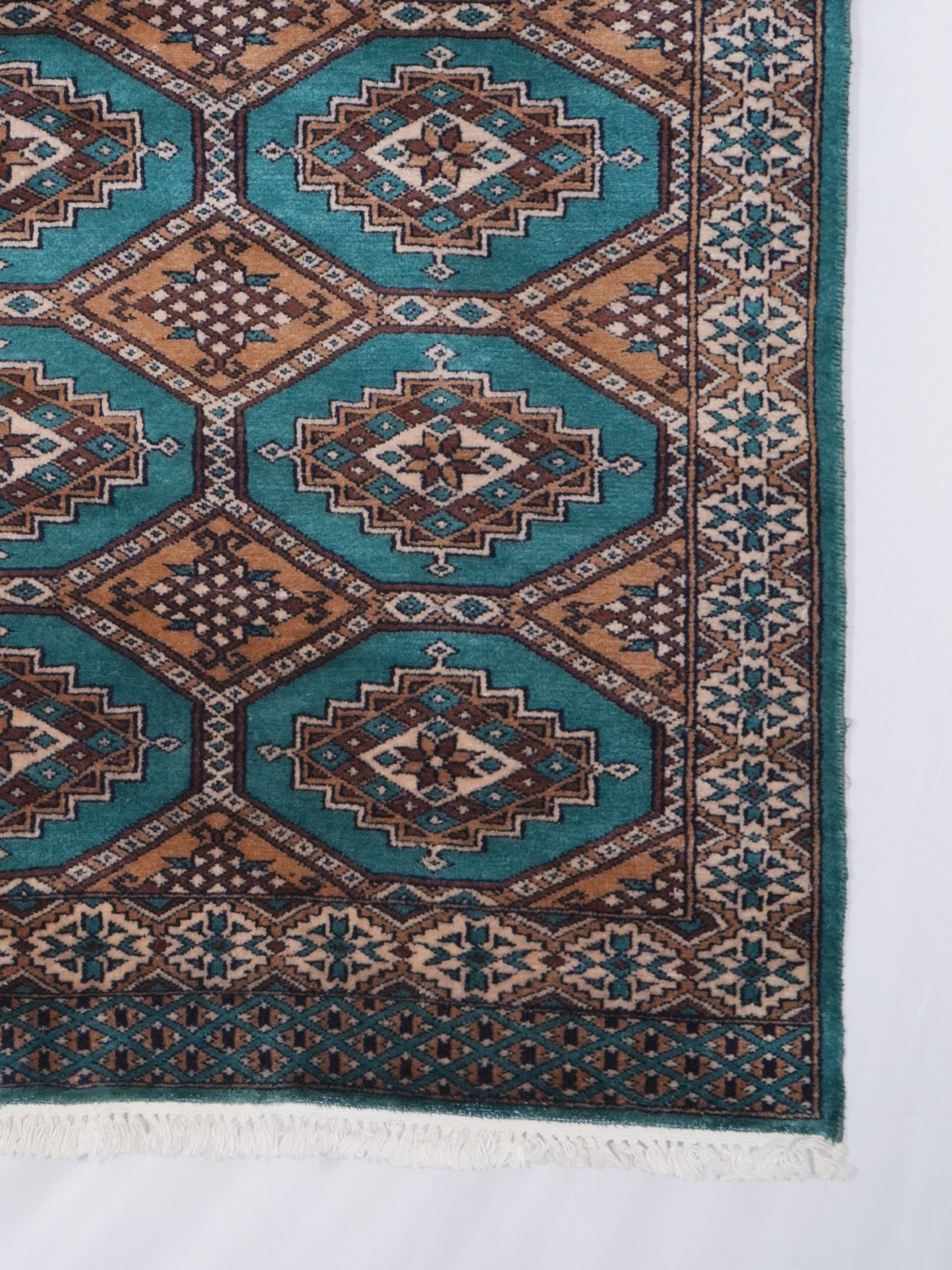 Hand-knotted Bukhara Carpet Rug