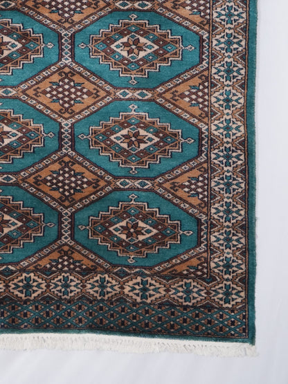 Hand-knotted Bukhara Carpet Rug
