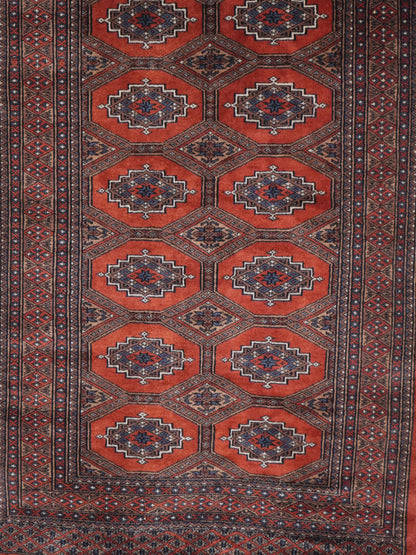 Hand-knotted Bukhara Carpet Rug