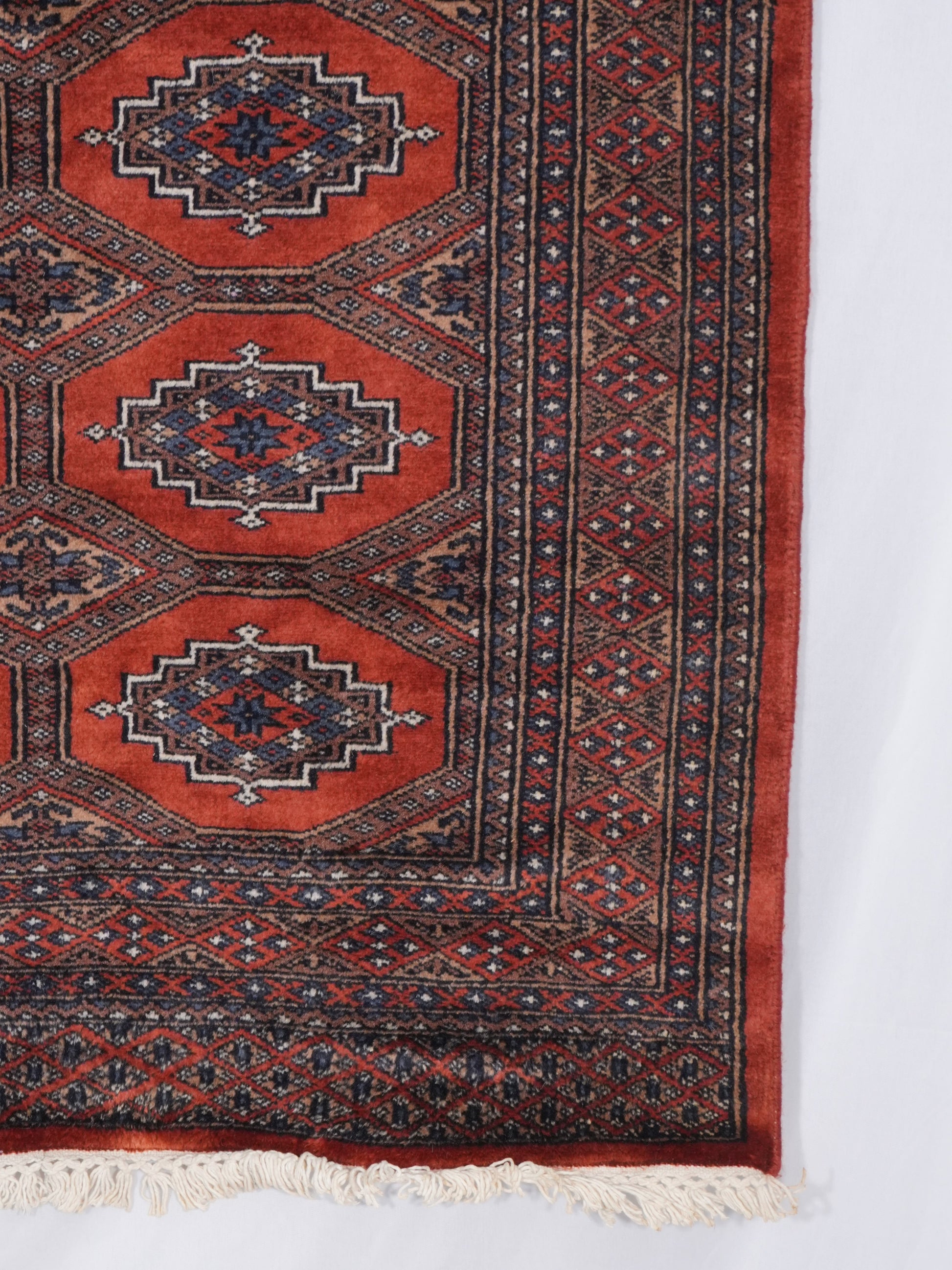 Hand-knotted Bukhara Carpet Rug