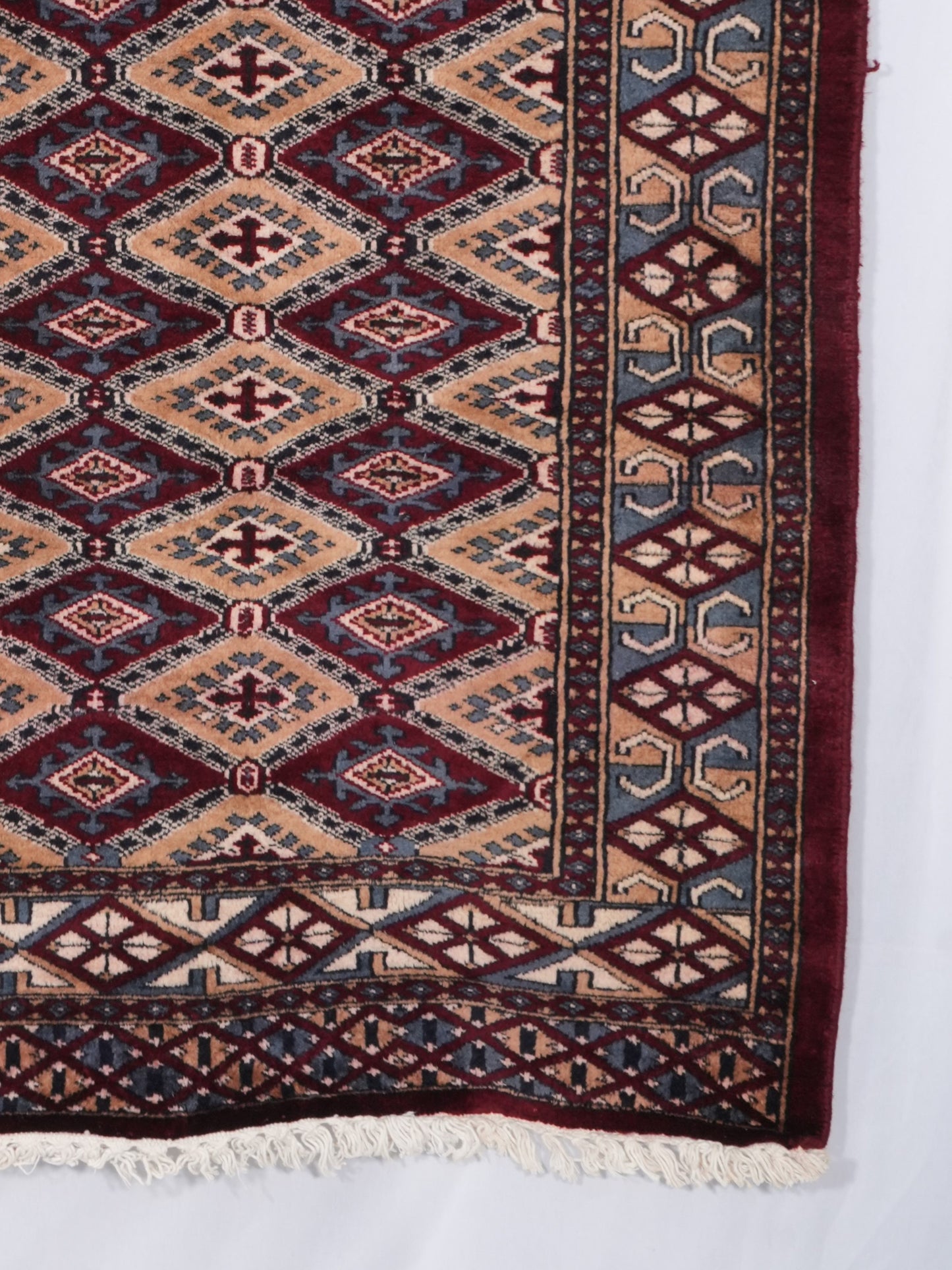 Hand-knotted Bukhara Carpet Rug
