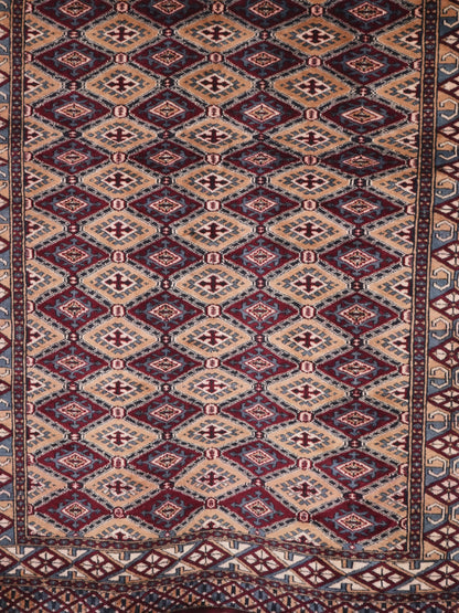 Hand-knotted Bukhara Carpet Rug