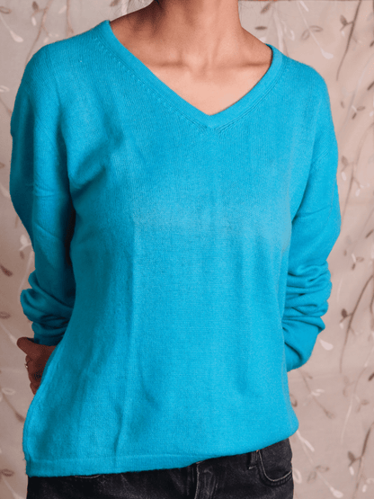 Women's V-Neck Cashmere Sweater